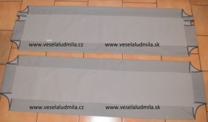Náhradní sedák  + opěrka 174 cm x 49 cm