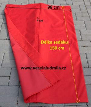 Sedák 150 cm x 98 cm