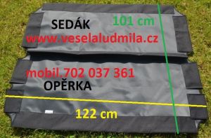 Sedák 122 cm x 101 cm