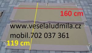 Sedák 160 cm x 119 cm