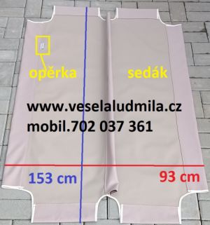 Sedák 153 cm x 93 cm